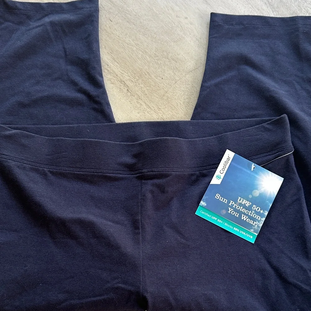 Coolibar Navy Capri Leggings - Picture 7 of 10